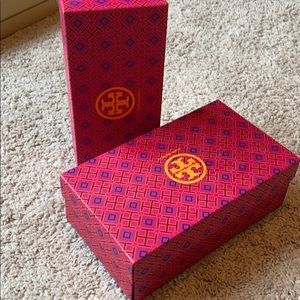 2 Tory Burch Shoe Boxes (Set)